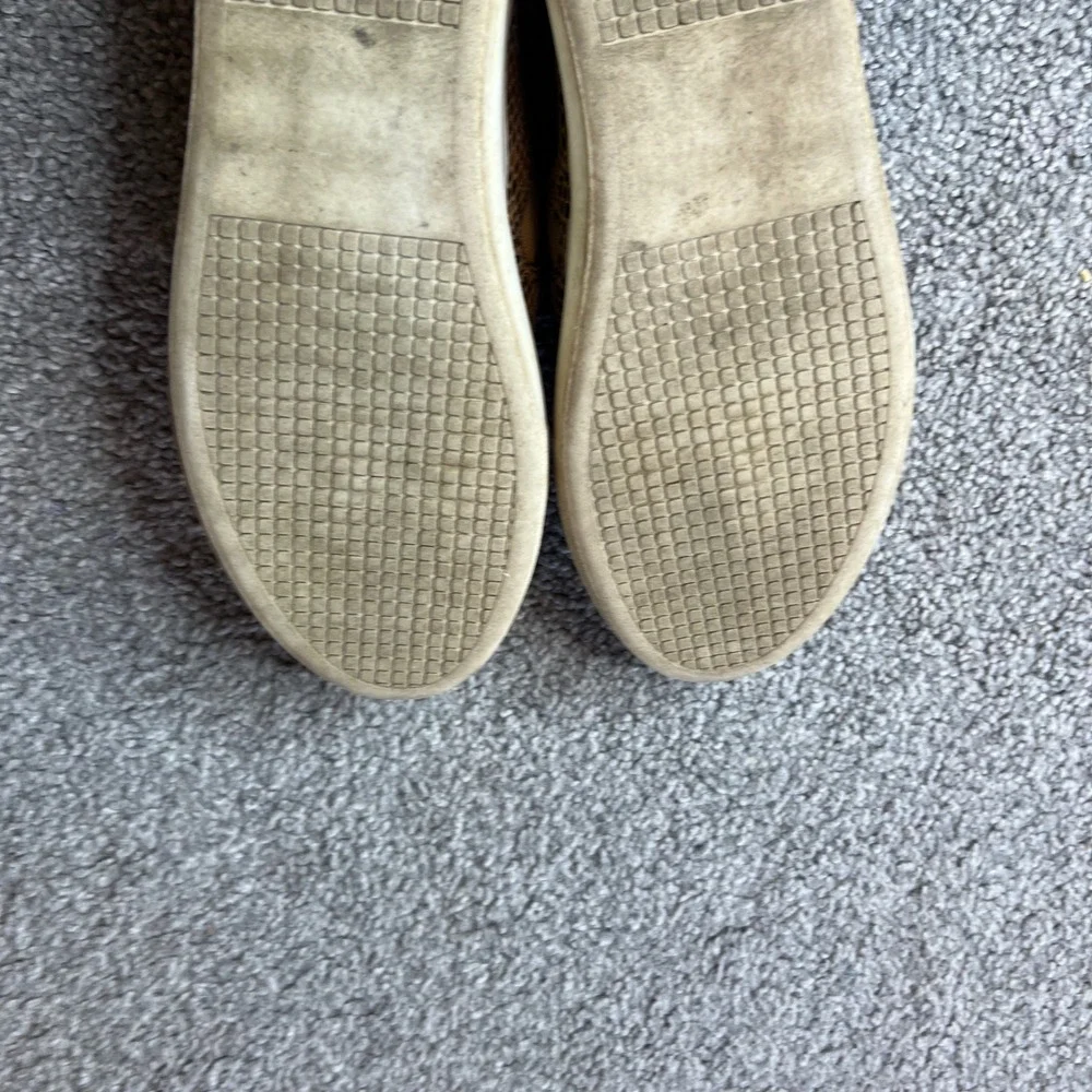Volatile Womens Slip On Sneakers womens 8 Snake Print Tan Black Casual‎ Shoes